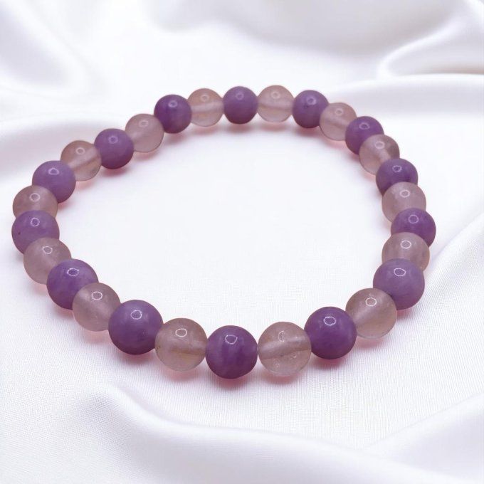 Quartz Rose - Lépidolite