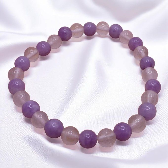 Quartz Rose - Lépidolite