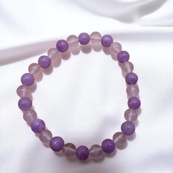 Quartz Rose - Lépidolite