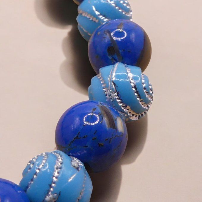 Howlite teintée Bleu