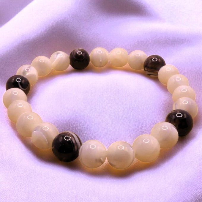 Nacre Noire et Blanche 