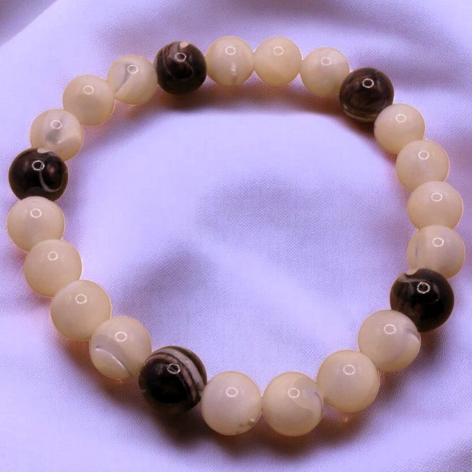 Nacre Noire et Blanche 