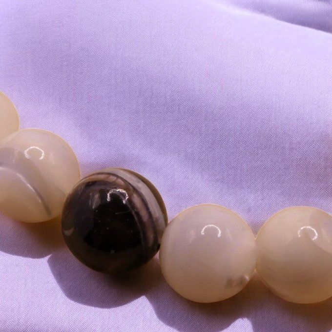 Nacre Noire et Blanche 