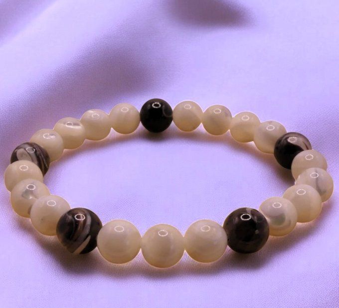 Nacre Noire et Blanche 