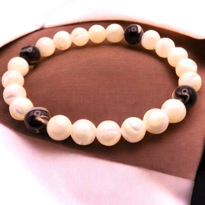 Nacre Blanche et Noire