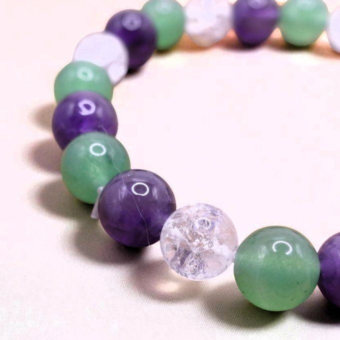 Améthyste - Aventurine - Cristal de Roche