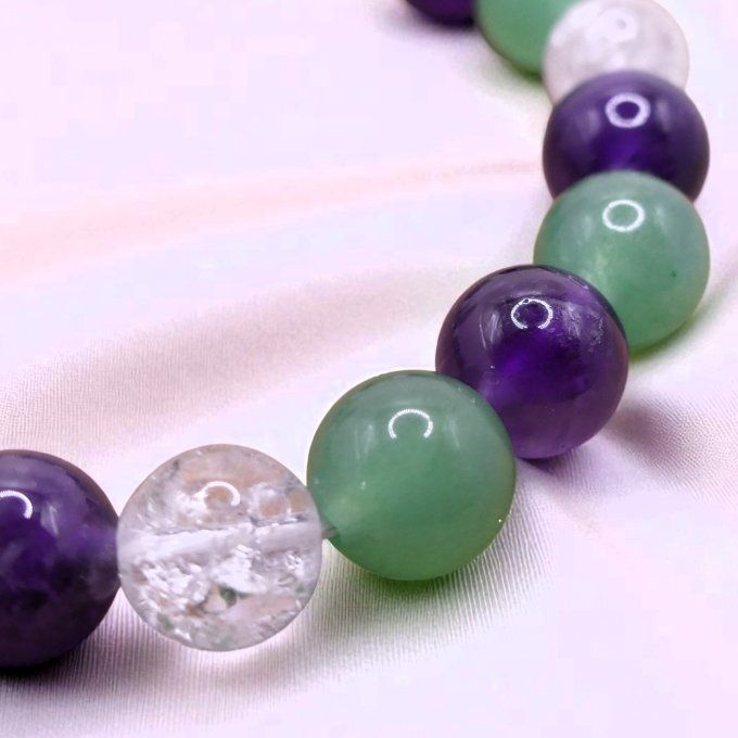 Améthyste - Aventurine - Cristal de Roche