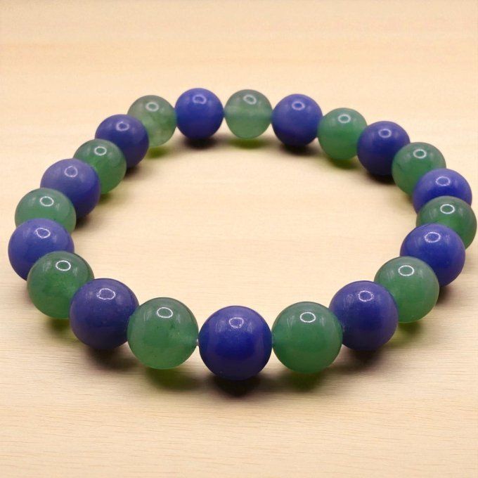 Aventurine Verte et Bleu