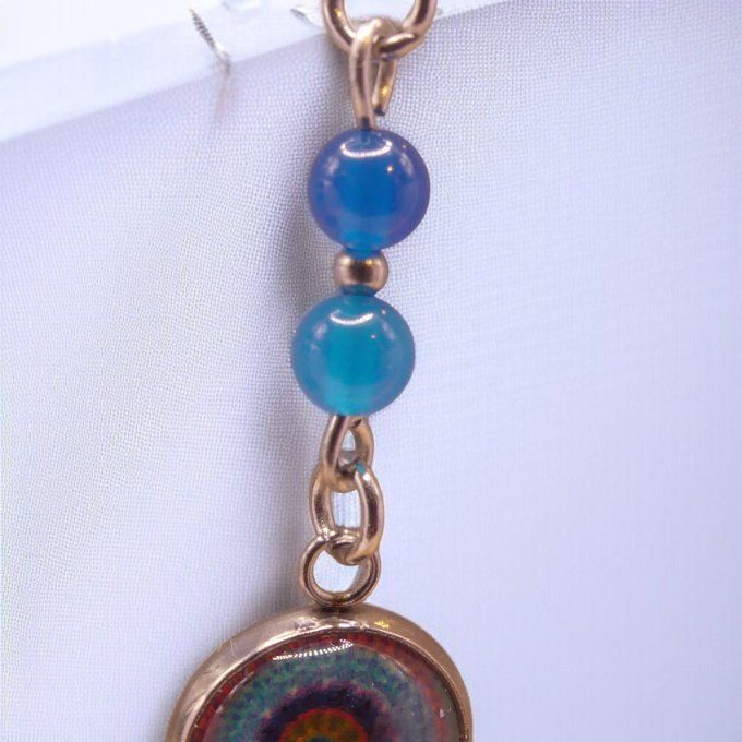 Agate  Bleu