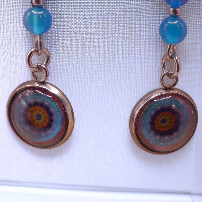 Agate  Bleu