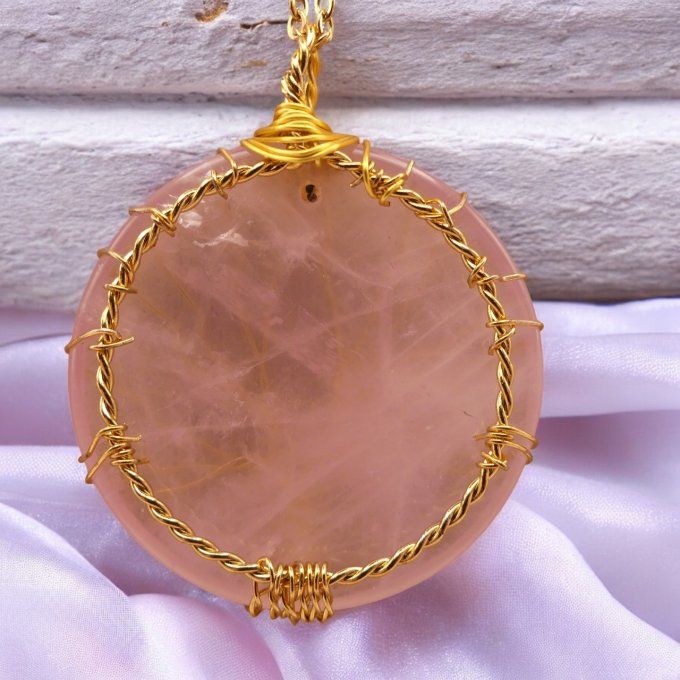 Quartz Rose Arbre de Vie